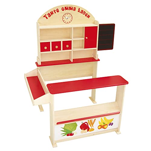 roba Kaufladen 'Tante Emma', Holz natur, mit Theke, Tafel, Seitentheke...