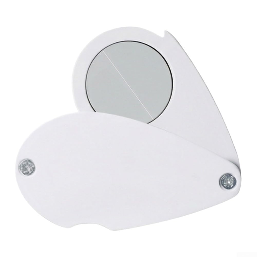 Dicroscopio de mano para observar dicroísmo de color en zafiro de turmalina y otras gemas anisotrópicas (blanco)