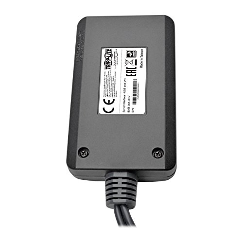 Interfaz KVM DVI USB Tripp Lite B055-001-UDV contra Caos de Cables en Servidor 6