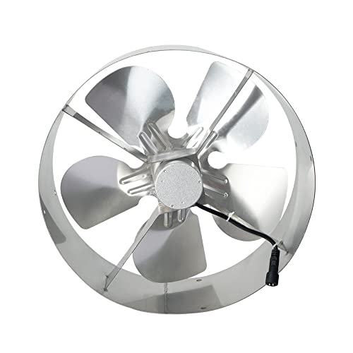 Pumplus Solar Panel Fan Kit, Foldable Solar Panel with 10ft/3m Cable & 65W DC Fan for Chicken Coops, Greenhouses, Sheds, Horse Barn, Attic - Plug & Play