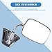 ECCPP Pair Set Fit for 1973-91 Chevy/Chevy GMC Jimmy Suburban C10 20 30/C/K1500 2500 3500/C15 25 35 Manual Stainless Mount Folding Chrome Side Mirrors