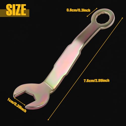 2 Pzas Llave para Puerta Corrediza con Ajuste de Pivot de 3/8 pulgadas Llave para Apertura de Puerta Bi-Fold Llave para Ajuste de Puertas de Clóset miniatura 2