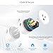 EIGHTREE Smart Plug 2025 Upgrade to 15A, Bluetooth & Wi-Fi Outlet Plug Dual Connection, Voice Control, Remote Control Outlet Timer Indoor, Smart Plugs That Work with Alexa & Google, 2.4GHz Wi-Fi Only