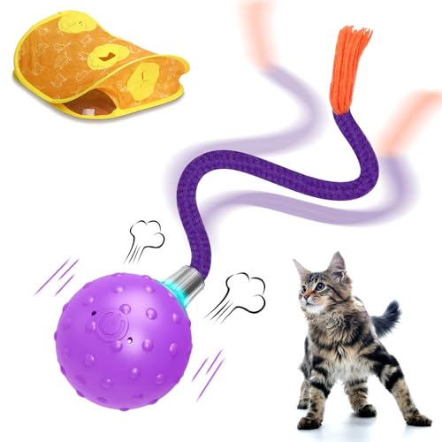 Cat Toys Interactive Electric Cat Ball in Mice Holes, Pop n Play ...