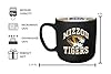 Logo Brands NCAA Missouri Tigers 15oz Stripe Mug - Team Logo, Inside Print, Standard Handle, Microwave & Dishwasher Safe #2