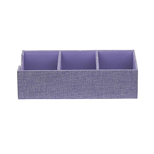 Image of Household Essentials Iris-Colored Cardboard Trays with PP Accents, Set of 2