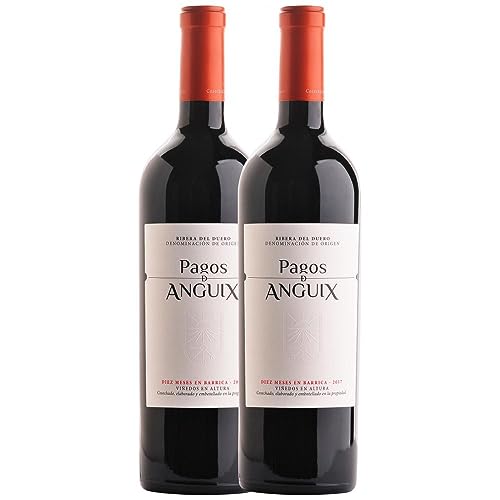 Pagos de Anguix 10 Meses Barrica Tempranillo Ribera del Duero 75 cl Vino tinto (Caja de 2 Botellas de 75 cl)