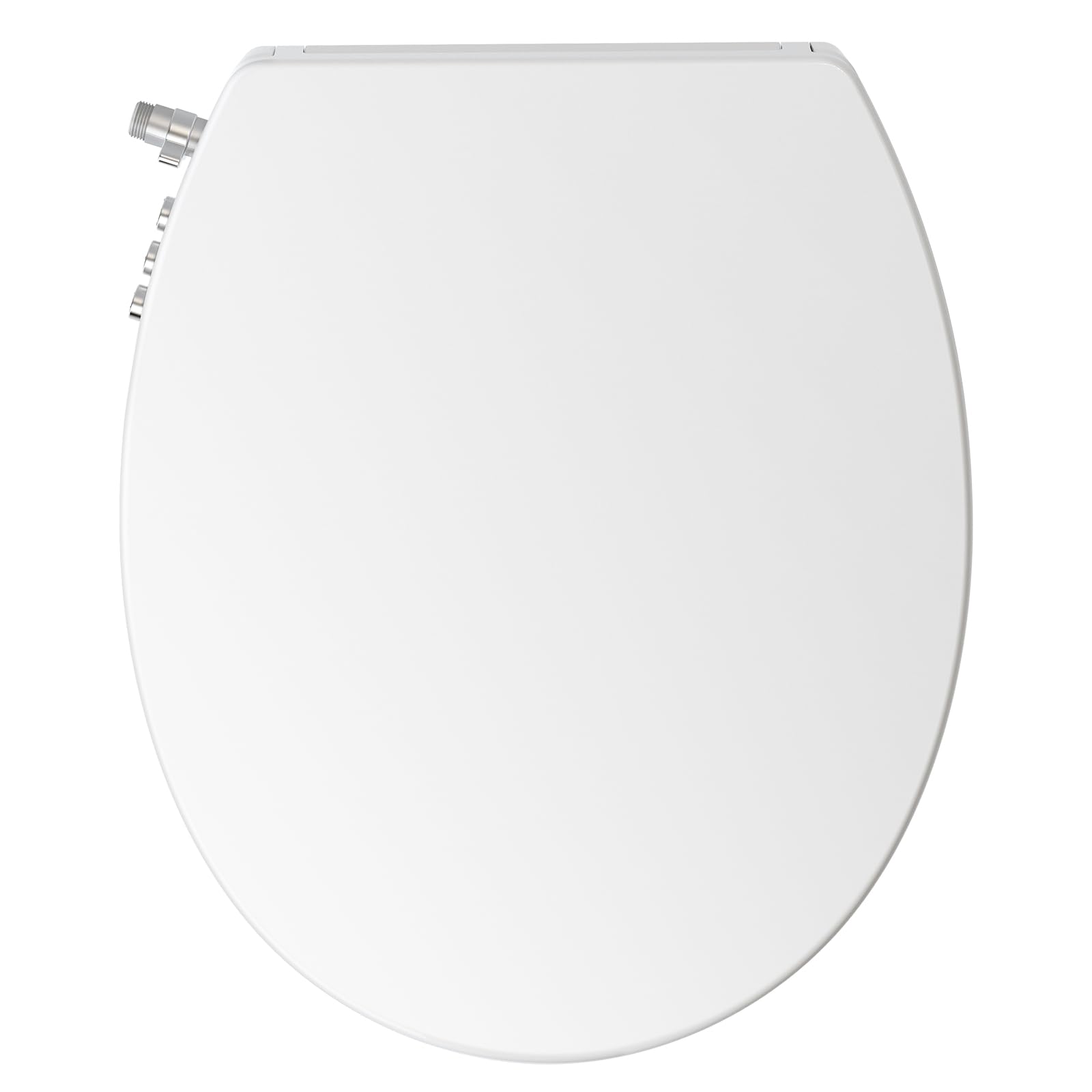 SAMODRA Sedile WC a forma di O bidet, WC con freno di caduta, lavaggio dei fianchi, lavaggio femminile e auto, pulizia (forma O - pulsante)