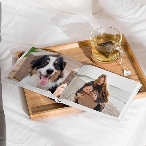 Personalized Photo Album 8x8' Hard Cover - Print Your own Memory Book, Photo Gifts (10 Photos)