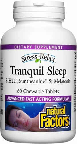 Natural Factors Tranquil Sleep - Calm Sleep Health Supplement -