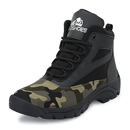 Image of Leo's Fitness Shoes Men's Jungle Hiking Outdoor Boots For Trekking Backpacking Mountaineering & Other Activities
