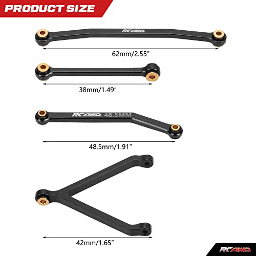 Image of RCAWD High Clearance Chassis Links Set for FMS 1 /24 FCX24 Power Wagon RTR Series Upgrades Part