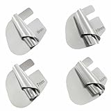 Seimneire Sewing Rolled Hem Presser Foot, 4 Sizes Hemming Foot 7/8/9/10mm Rolled Attachment for Sewing Machine (4 Pcs)