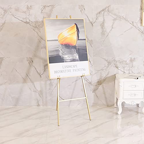 Esgt Strong And Durable Iron Art Drawing Board Display Stand， Floor-Standing Wedding Welcome Rack For Wedding/Show/Display/Advertising #TOP1