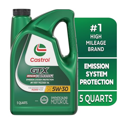 Castrol 03102C Gtx High Mileage 5W-30 Synthetic Blend Motor Oil thumb #1