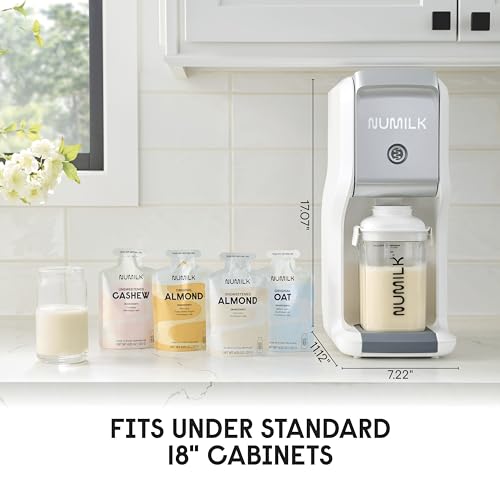 Numilk® Home Machine - 32oz Nut Milk Maker - Plant-Based Milk in 60 Seconds - As Seen on Shark Tank - Compatible with Numilk® Pouches by Numilk - Image 7