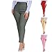 HGps8w Women's Super High Waisted Suit Pants Elegant Skinny Stretchy Business Work Pencil Pants Leggings with Pockets