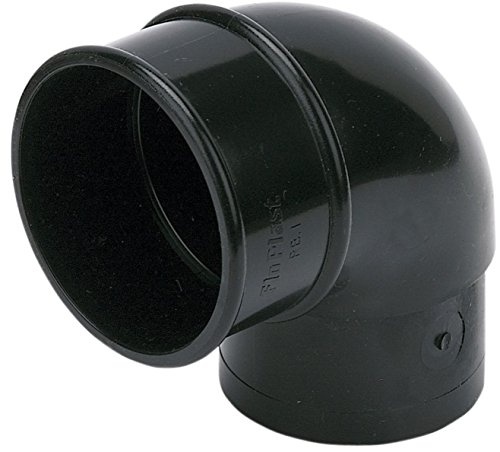 (90 degree Downpipe Bend 68mm) In the Floplast (BLACK) Hi-Cap Guttering range GUTTER:115mm DOWNPIPE: 68 or 80mm Select Individual components as required