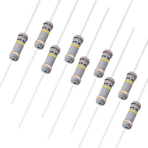 0.22 Ohm 5 Watt 0.05 Wire Wound Cement Sandblock Resistor (10 Piece Lot) CR5-0.22-RC
