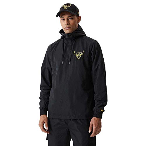 Veste Homme New Era Métallique Windbreaker Chibul coupe-vent casual noir
