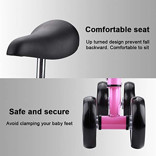 Estink Kinderlaufrad, Kinder Baby Laufräder 4 Rädern Lauflernrad Balance Bike mit Robustes Laufrad für 1-2 Jahre Altes… – Bild 7