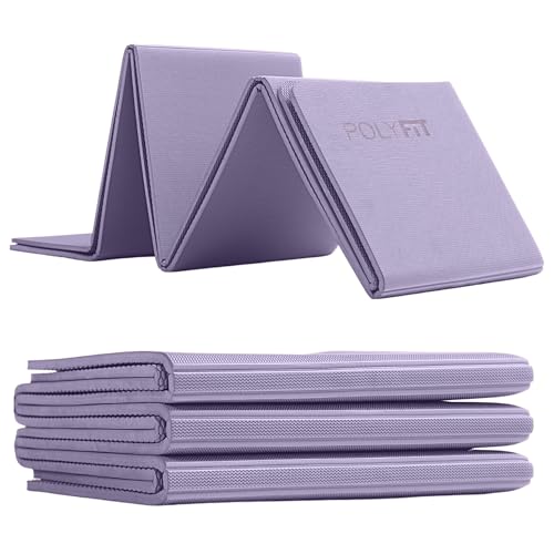 Polyfit Foldable Yoga Mat for Travel & Home Use