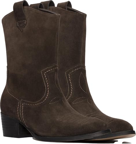 Bottes Octavia Up femme Clarks à talon stable pour marcher sans douleur au dos - 4