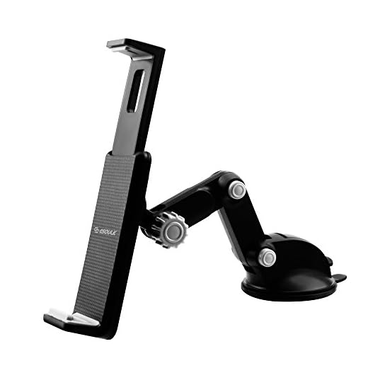 Esoulk Car Tablet Mount Holder, Windshield/Dashboard Universal Car Tablet Mobile Phone/Device Cradle for iOS/Android Tablet, iPad, Smartphone and More