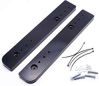 Adjustable 1''-3'' Tour-Pak Trunk Luggage Relocator Kit Mount Extend Plate Rack for Passenger