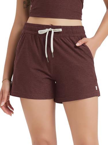 ODODOS Women's Relaxed-Fit Shorts Ultra Soft Stratum Tech Mid Rise Shorts with Pocket 3.5