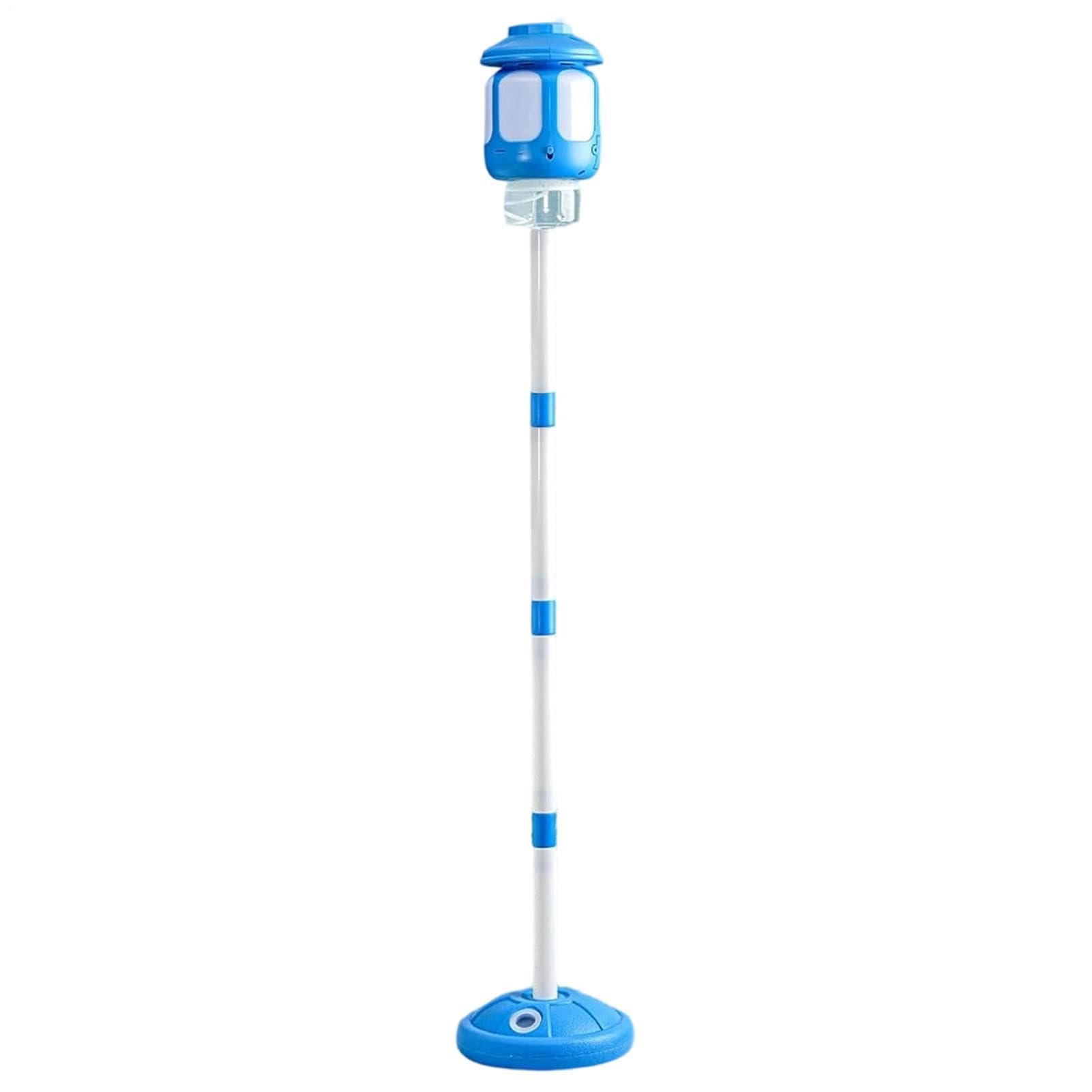Bubble Tower Toy Regulowana Wysokość Dmuchawa Automatyczna Działanie Zewnętrzna Lampa Uliczna Muzyka Akcesoria Do Ogrodów Zabawna Dekoracja