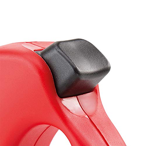 Ferplast Amigo Mini Fita, Guia Retrátil para Cães, Vermelho e Branco Ferplast para Cães, Mini, Verme