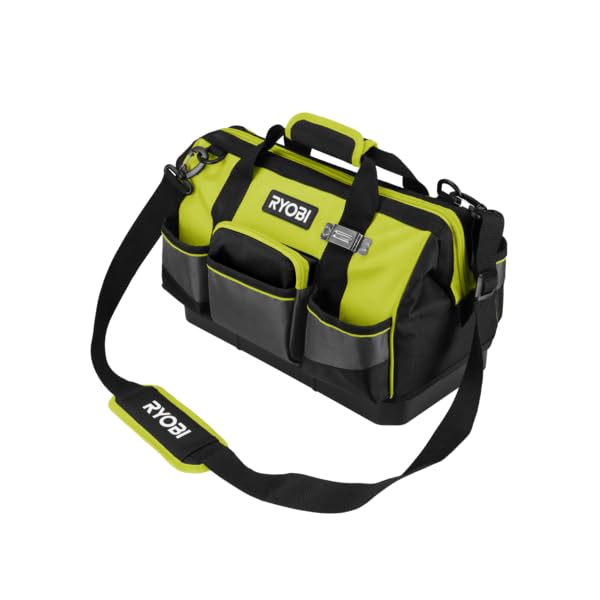 Sac à outils 40,6 cm en toile robuste pour le rangement et transport du matériel