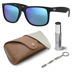 Matte Rubber Black Frame | Blue Mirror Lens