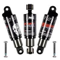 CNCLOL Fahrrad Stoßdämpfer Hinten, Fahrrad Dämpfer 120 mm/125 mm/150 mm/165 mm/185 mm/190 mm/200 mm für Mountainbike/MTB/Mtn/E-Bike/Elektroroller/Dirtbike, Hydraulische Shock Absorber