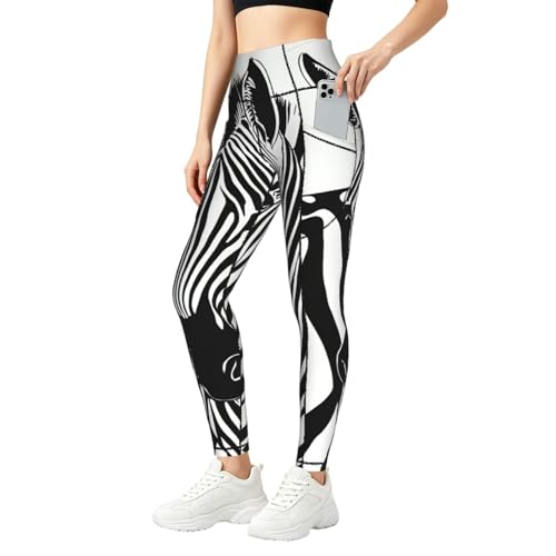 Leggings de cebra con bolsillos ideales para tus entrenamientos activos