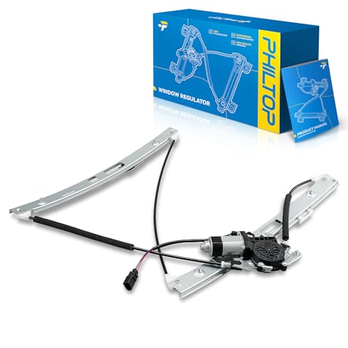 Image of PHILTOP 741-485 Power Window Regulator w /Motor Front Right Passenger Side