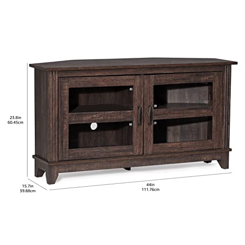 ROCKPOINT Modern Farmhouse 44inch Corner Universal TV