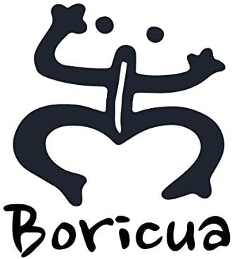 Miniatura 5 de Boricua Coqui Puerto Rico Taino - Calcomanía de vinilo de 5 pulgadas, diseño de rana para automóvil, SUV, camión, calcomanía para automóvil, Boriken