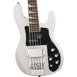 Jackson X Series Concert Bass CBXNT DX V LRL Snow White Bajo Eléctrico - Les Beatles, Paul McCartney, John Lennon, RIngo Starr, George Harrison Jackson X Series Concert Bass CBXNT DX V LRL Snow White Bajo Eléctrico – Image 6