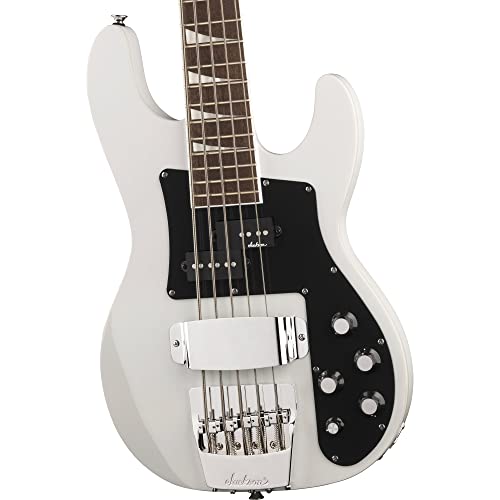 Jackson X Series Concert Bass CBXNT DX V LRL Snow White Bajo Eléctrico - Les Beatles, Paul McCartney, John Lennon, RIngo Starr, George Harrison Jackson X Series Concert Bass CBXNT DX V LRL Snow White Bajo Eléctrico – Image 7