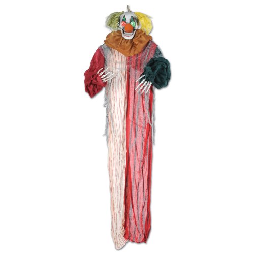 Beistle Creepy Clown Creepy Creature, 6-Feet 6-Inch
