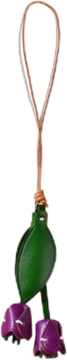 Leather Leaf Flower Keychain, Boho Accessories Cute Keychains,Portable Keychain Accessories for Women Purse Pendant Charms