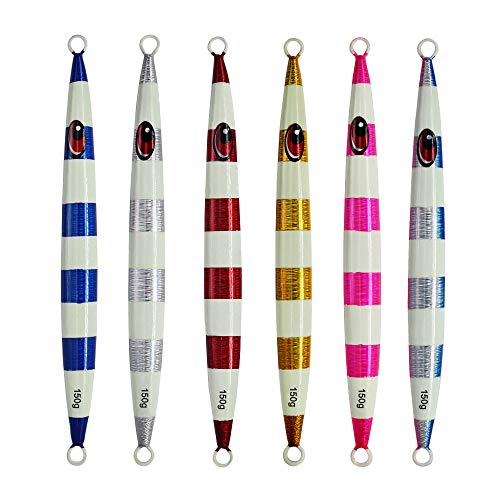 恵\イーサン メタルジグ100g/120g/150g/200g/300g/400ルアーセット シンキング フィッシングルアー ハードルアー 海釣 船釣 釣具 6個セット (150g) 恵\イーサン メタルジグ100g/120g/150g/200g/300g/400ルアーセット シンキング フィッシングルアー ハードルアー 海釣 船釣 釣具 6個セット (150g)