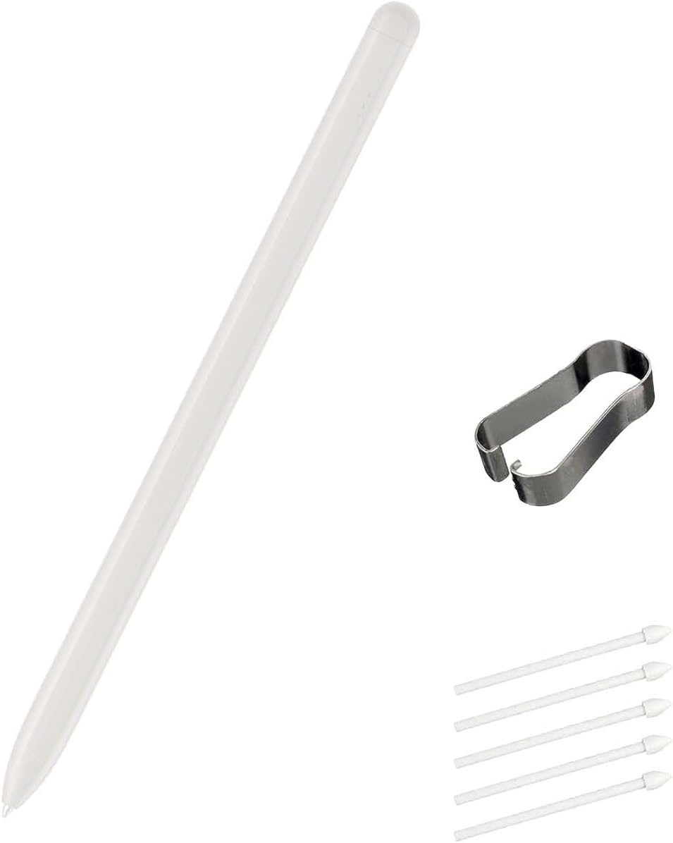 Ersatz Galaxy Tab S9 FE S Stift für Samsung Galaxy Tab S9 FE / S9 FE+ / S9 / S9+ SM-X510, SM-X516B, SM-X610, SM-X616B S Pen mit Stiften (Beige)