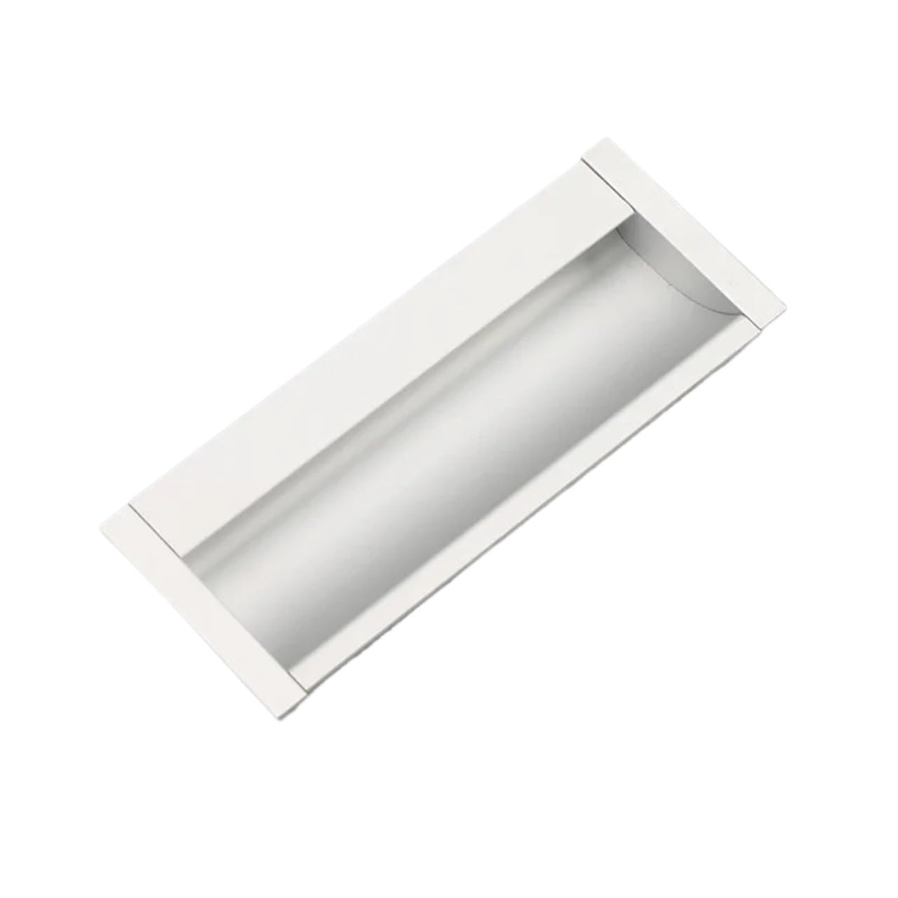 EKalgretrA Recessed Sliding Handles Sliding Door Pulls Flush Handles, Recessed Knobs Hardware，Closet for Drawer Cabinet(5763 Matte CC3.7inch)