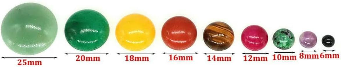 5 Sztuk/partia Naturalne Okrągłe Koraliki Z Kaboszonów Z Kamieni Szlachetnych 6 8 10 12 14 16 18 20 25 Mm Cabochon Diy Pierścień Naszyjnik Biżuteria Making, Green Jade, 10mm