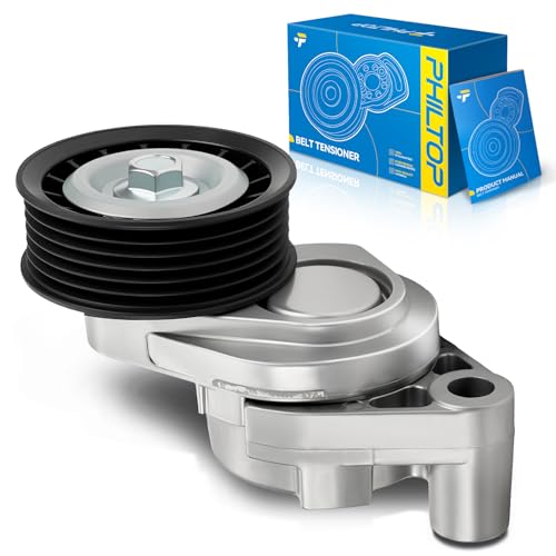 PHILTOP Belt Tensioner Pulley Assembly 38194 Fit For Corvette 1997-2004, Automatic Drive Belt Tensioner Assembly with Pulley