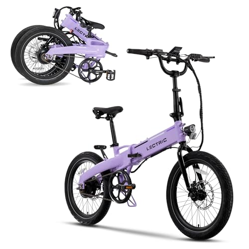 LECTRIC XP™ Lite 2.0 Electric Bike | Adult Folding Bikes - Weighs Only 49lbs | 45 Mile Range w/ 5 Pedal-Assist Levels | 20mph Top Speed - Class 1 and 2 eBike