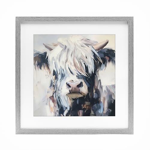 'Scruffy Little Highland'| Framed Print Under Glass